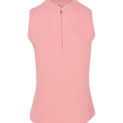 Puma Aerlon Mock Sleeveless Shirt Polo Short Sleeve Golf Apparel