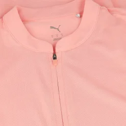Puma Aerlon Mock Sleeveless Shirt Polo Short Sleeve Golf Apparel