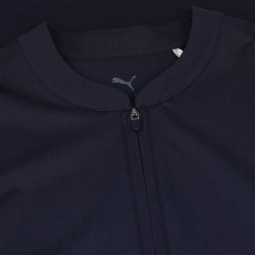 Puma Aerlon Mock Sleeveless Shirt Polo Short Sleeve Golf Apparel