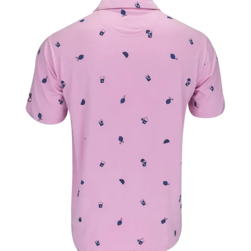 Puma AP Cloudspun Citrus Shirt Polo Short Sleeve Golf Apparel