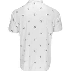 Puma AP Cloudspun Citrus Shirt Polo Short Sleeve Golf Apparel