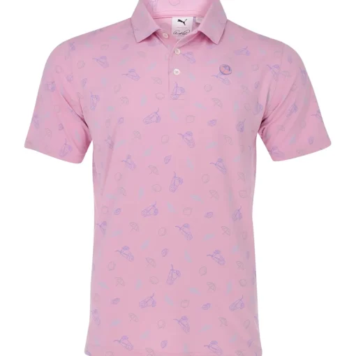 Puma AP Cloudspun Contender Shirt Polo Short Sleeve Golf Apparel