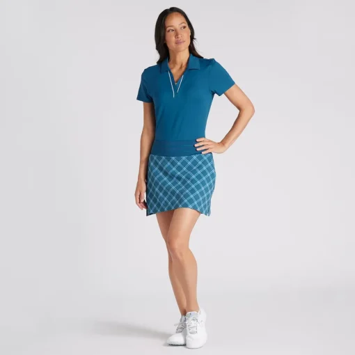 Puma Blake Plaid Skort Regular Golf Apparel