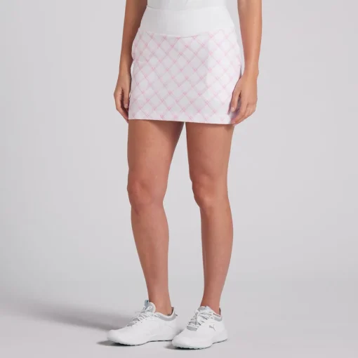Puma Blake Plaid Skort Regular Golf Apparel
