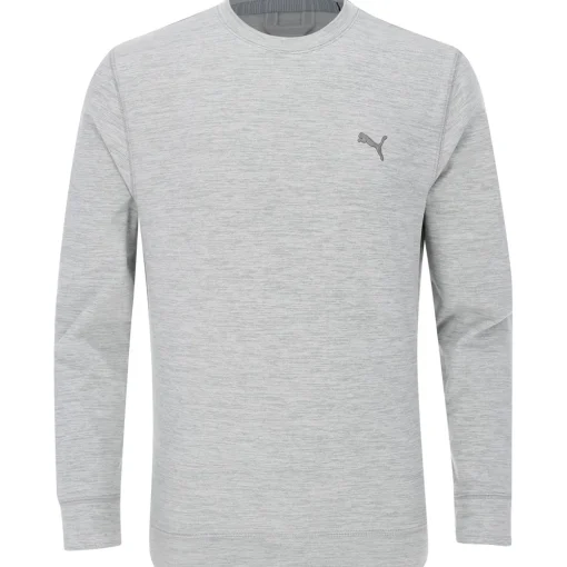 Puma Boy's Cloudspun Sweater Crew Golf Apparel