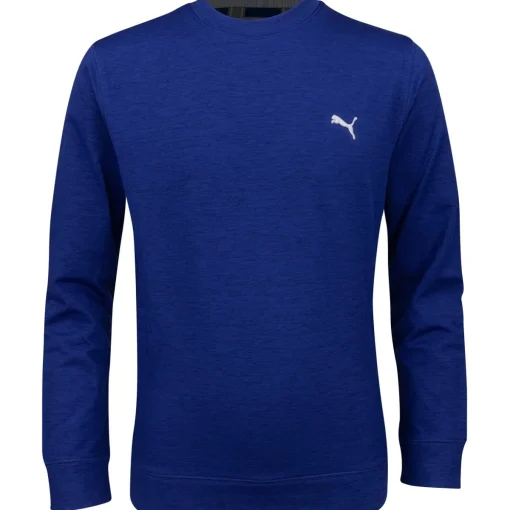Puma Boys Cloudspun Sweater Crew Golf Apparel