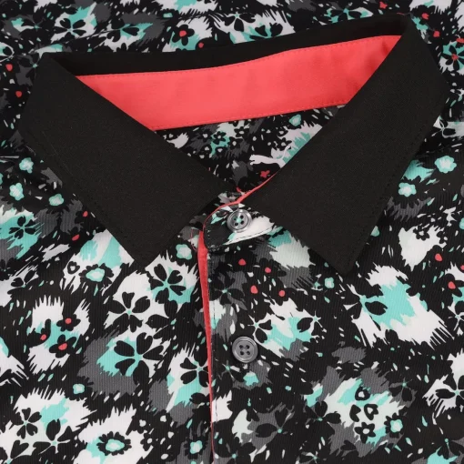Puma CLOUDSPUN Abstract Camo Shirt Polo Short Sleeve Golf Apparel