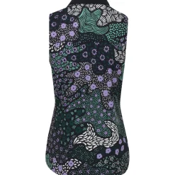 Puma Cloudspun Bloom Camo Sleeveless Shirt Polo Short Sleeve Golf Apparel