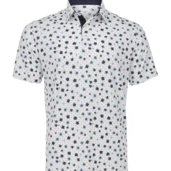 Puma CloudSpun Floral Shirt Polo Short Sleeve Golf Apparel