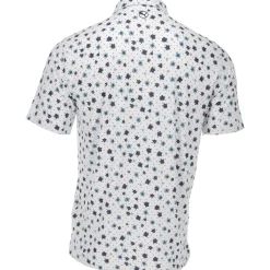Puma CloudSpun Floral Shirt Polo Short Sleeve Golf Apparel