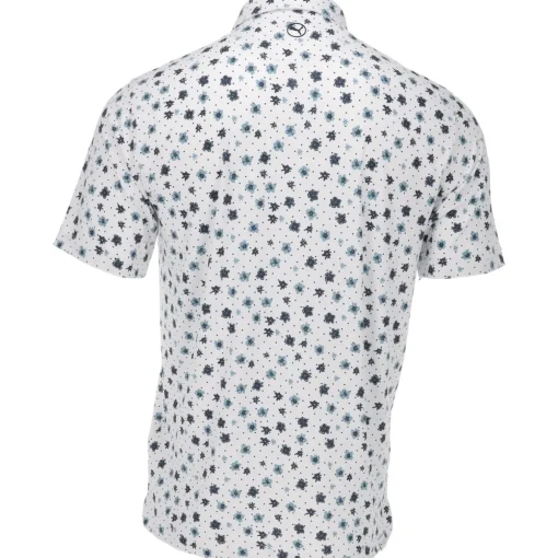 Puma CloudSpun Floral Shirt Polo Short Sleeve Golf Apparel