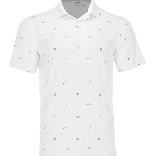 Puma Cloudspun H8 Golf Shirt Polo Short Sleeve Golf Apparel