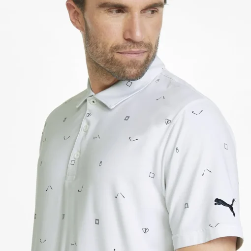 Puma Cloudspun H8 Golf Shirt Polo Short Sleeve Golf Apparel