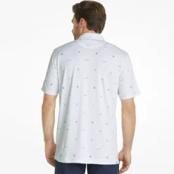 Puma Cloudspun H8 Golf Shirt Polo Short Sleeve Golf Apparel