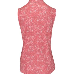 Puma CloudSpun Island Flower Sleeveless Shirt Polo Short Sleeve Golf Apparel