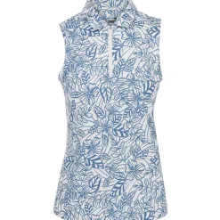 Puma CLOUDSPUN Leafy Sleeveless Shirt Polo Short Sleeve Golf Apparel
