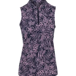 Puma CLOUDSPUN Leafy Sleeveless Shirt Polo Short Sleeve Golf Apparel
