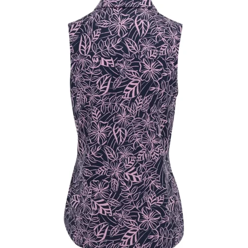 Puma CLOUDSPUN Leafy Sleeveless Shirt Polo Short Sleeve Golf Apparel