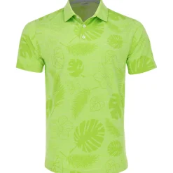 Puma Cloudspun Leaves n' Flowers Shirt Polo Short Sleeve Golf Apparel