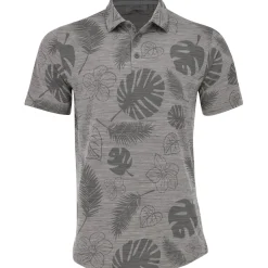 Puma Cloudspun Leaves n' Flowers Shirt Polo Short Sleeve Golf Apparel