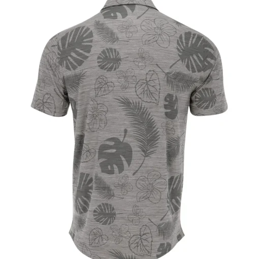 Puma Cloudspun Leaves n' Flowers Shirt Polo Short Sleeve Golf Apparel