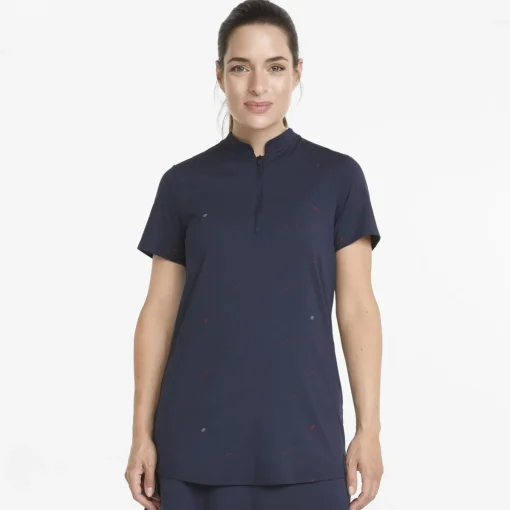 Puma Cloudspun Love Golf Shirt Polo Short Sleeve Golf Apparel