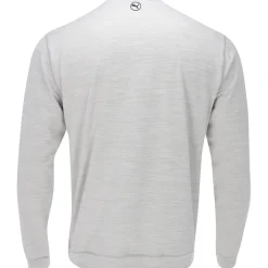 Puma Cloudspun Patch Crewneck Outerwear Pullover Golf Apparel