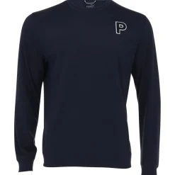Puma Cloudspun Patch Crewneck Outerwear Pullover Golf Apparel