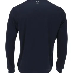 Puma Cloudspun Patch Crewneck Outerwear Pullover Golf Apparel