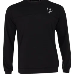 Puma Cloudspun Patch Crewneck Outerwear Pullover Golf Apparel