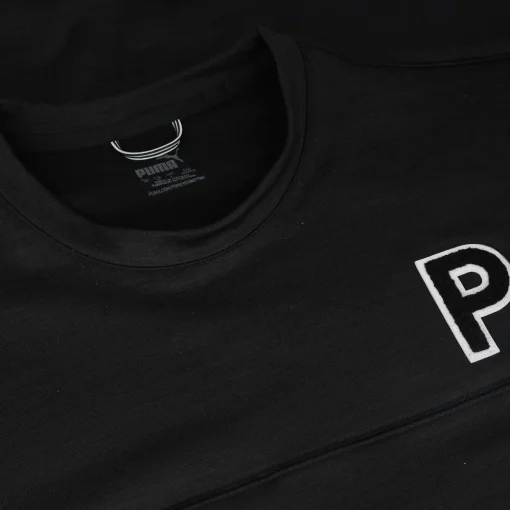 Puma Cloudspun Patch Crewneck Outerwear Pullover Golf Apparel