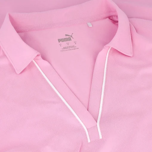 Puma Cloudspun Piped Shirt Polo Short Sleeve Golf Apparel
