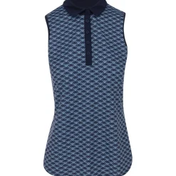 Puma CLOUDSPUN Scallop Sleeveless Shirt Polo Short Sleeve Golf Apparel