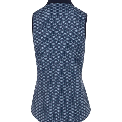 Puma CLOUDSPUN Scallop Sleeveless Shirt Polo Short Sleeve Golf Apparel
