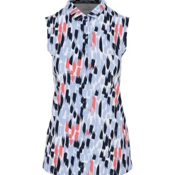 Puma Cloudspun Three Brush Sleeveless Shirt Polo Short Sleeve Golf Apparel
