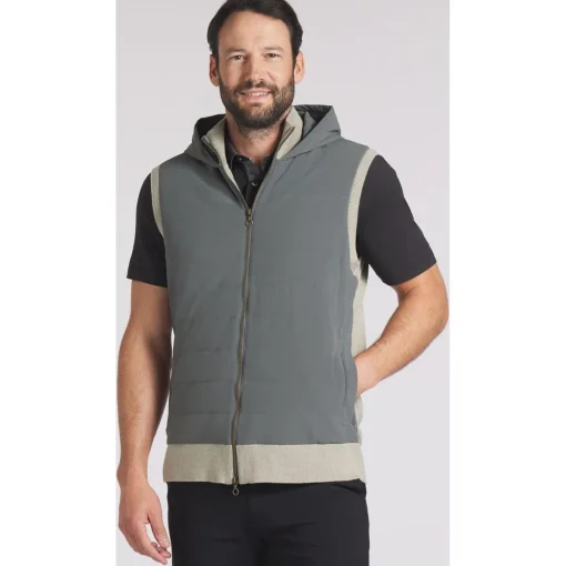 Puma Clubhouse Hybrid Outerwear Vest Golf Apparel