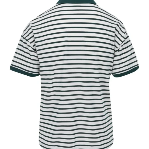 Puma EveryDay Stripe Pique Shirt Polo Short Sleeve Golf Apparel