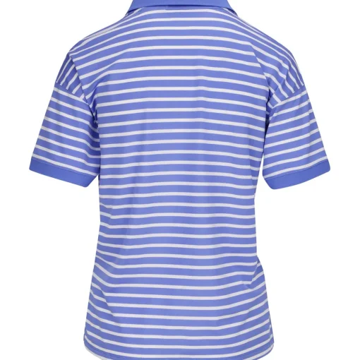 Puma EveryDay Stripe Pique Shirt Polo Short Sleeve Golf Apparel