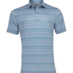 Puma Fair Isle Micro Print Shirt Polo Short Sleeve Golf Apparel