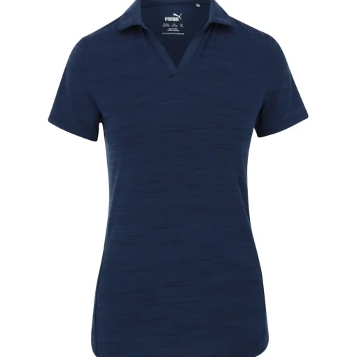 Puma Girl's Cloudspun Free Shirt Polo Short Sleeve Golf Apparel