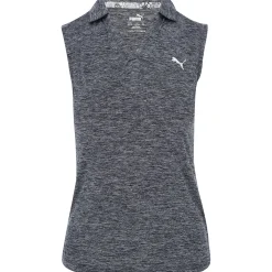 Puma Girl's Heather Shirt Polo Short Sleeve Golf Apparel