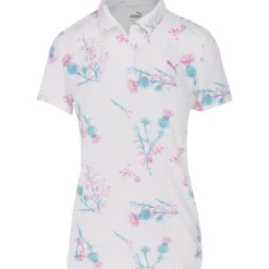 Puma Girls Mattr Lowlands Shirt Polo Short Sleeve Golf Apparel