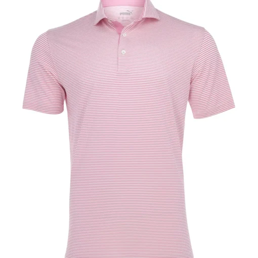 Puma Isle Pique Shirt Polo Short Sleeve Golf Apparel