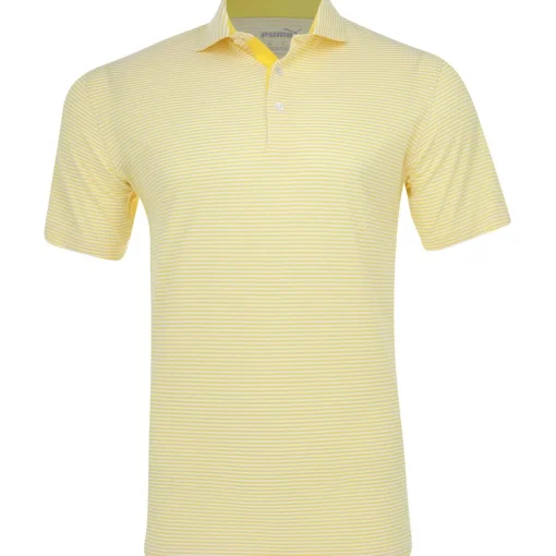Puma Isle Pique Shirt Polo Short Sleeve Golf Apparel