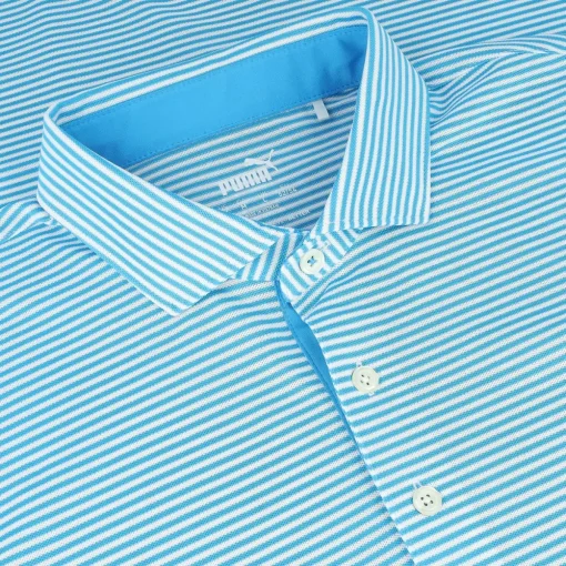 Puma Isle Pique Shirt Polo Short Sleeve Golf Apparel