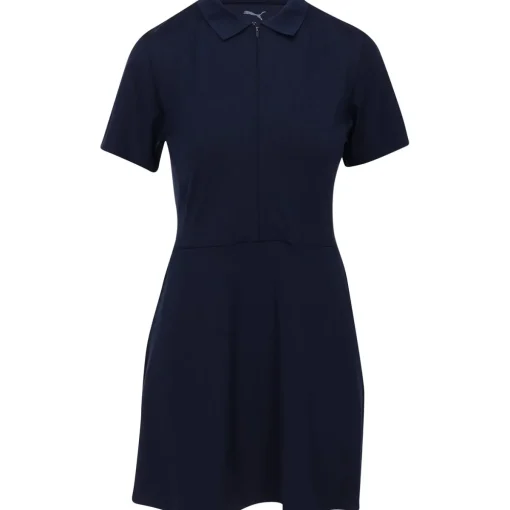 Puma Kassidy Animal Deboss Dress Polo Short Sleeve Golf Apparel