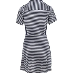 Puma Kassidy Stripe Dress Polo Short Sleeve Golf Apparel