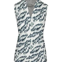 Puma Mattr Animal Sleeveless Shirt Polo Short Sleeve Golf Apparel