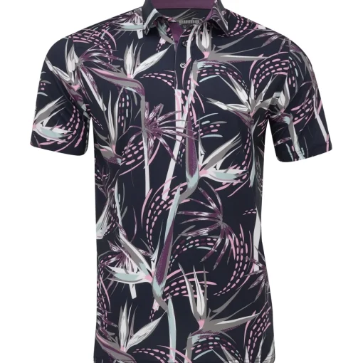 Puma MATTR Birds Of Paradise Shirt Polo Short Sleeve Golf Apparel