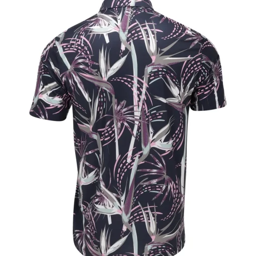 Puma MATTR Birds Of Paradise Shirt Polo Short Sleeve Golf Apparel
